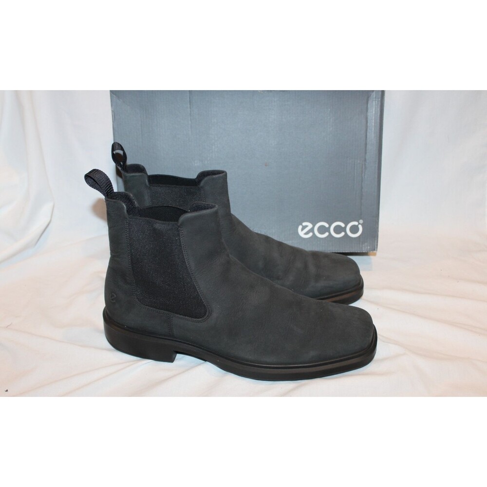 ECCO Helsinki 2 Chelsea Boots Men's Leather Boots Black NIB EU 46